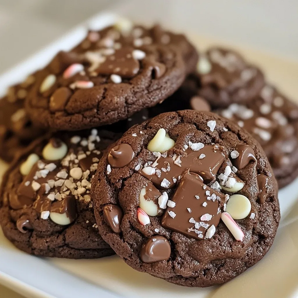 Double Chocolate Mint Cookies Tasty and Simple Treat