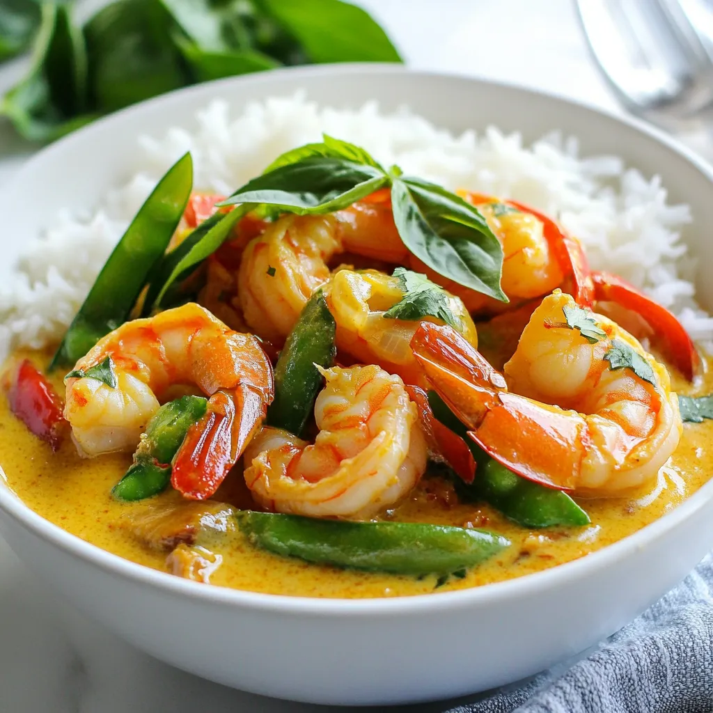 Thai Coconut Shrimp Curry Flavorful Dinner Delight