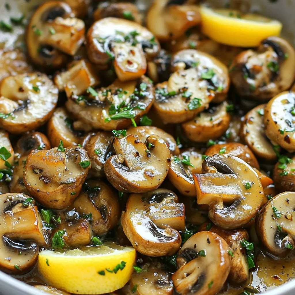 Garlic Butter Mushroom Skillet Recipe Quick and Easy