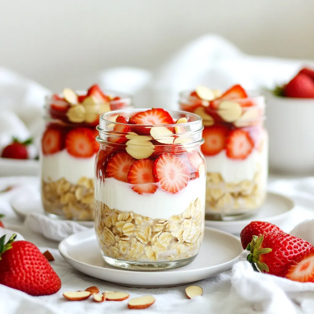 Strawberry Shortcake Overnight Oats Easy and Delicious