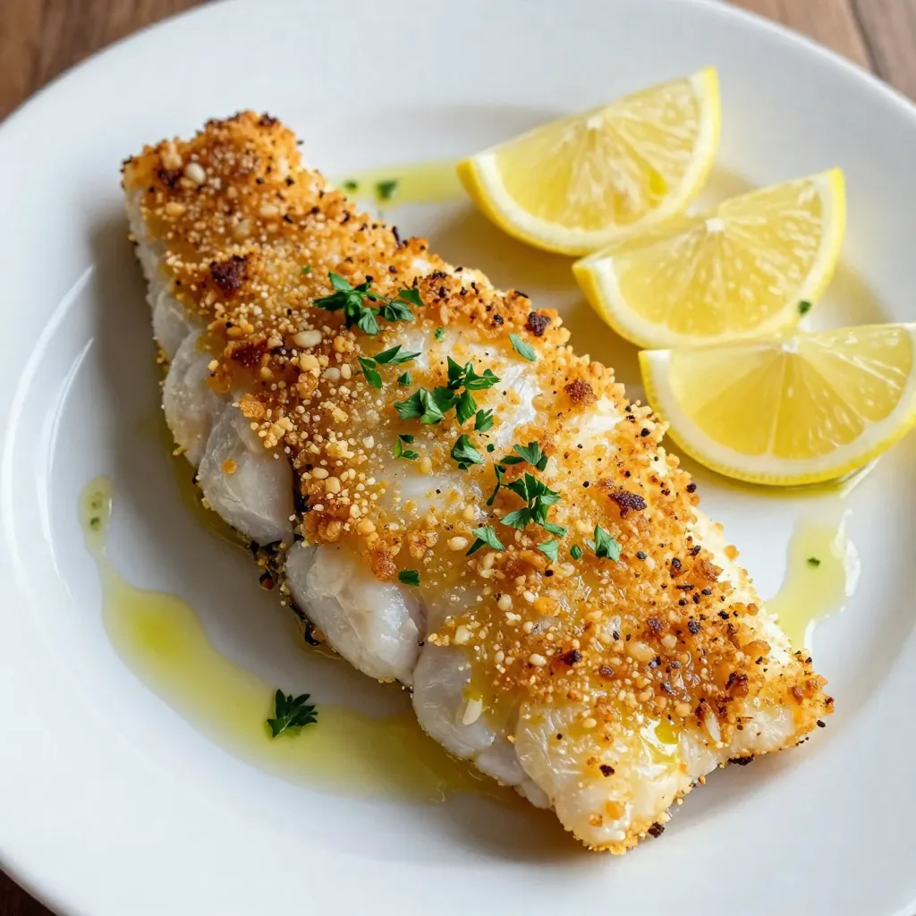 Garlic Parmesan Crusted Cod Easy and Flavorful Dish