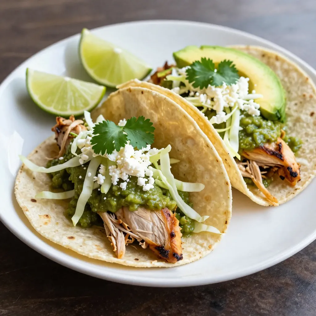 Salsa Verde Chicken Tacos Flavorful and Easy Recipe
