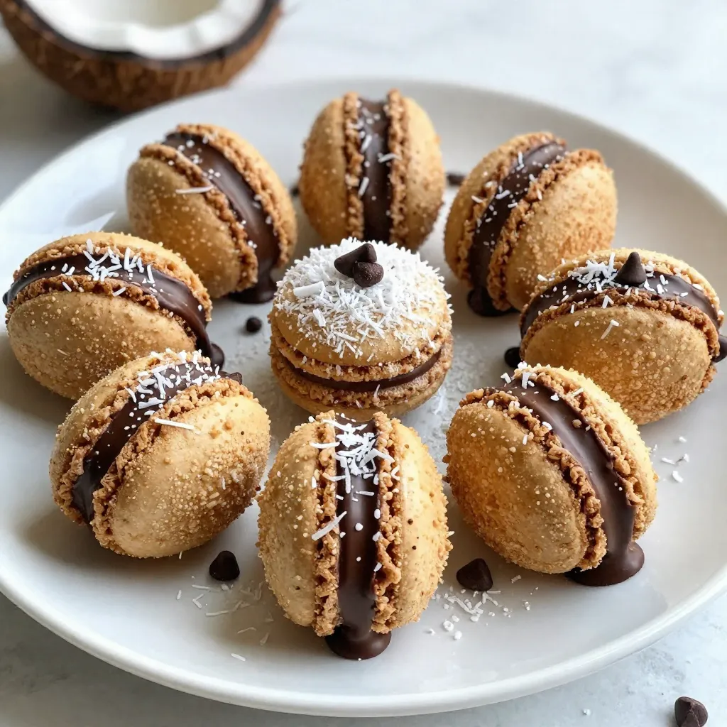 Chocolate Dipped Coconut Macaroons Rich Sweet Treat