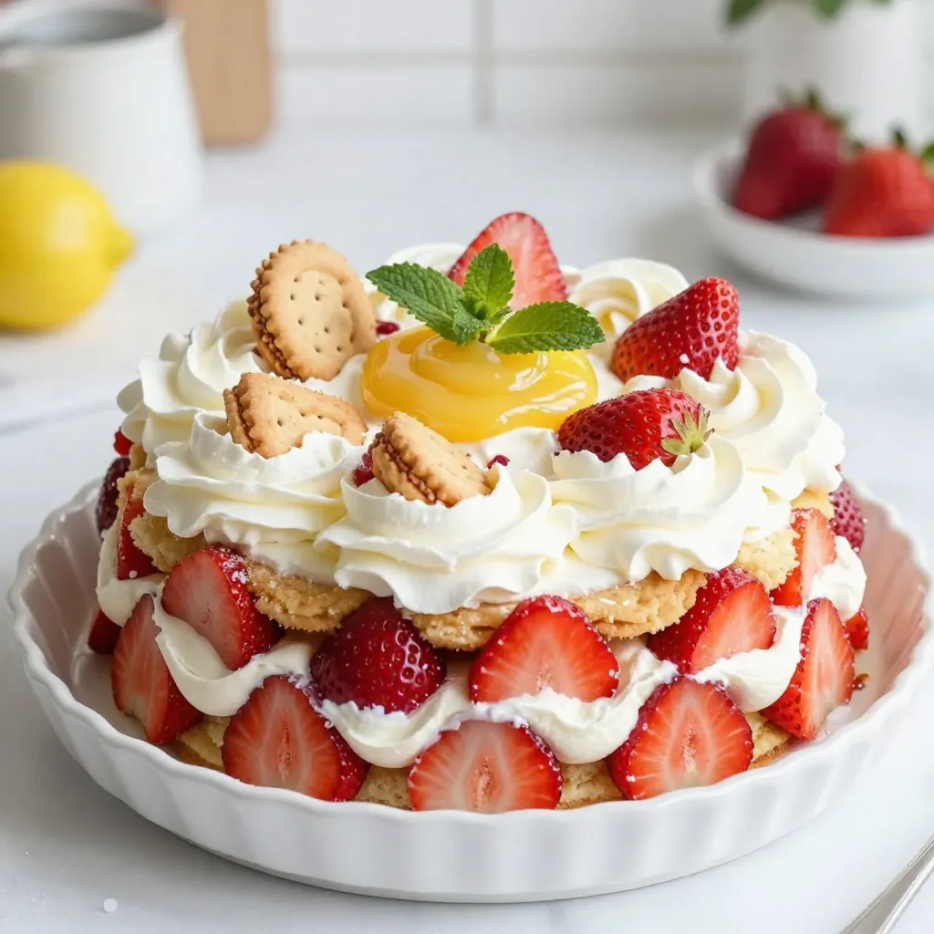 Strawberry Shortcake Icebox Cake Delightful Dessert Recipe