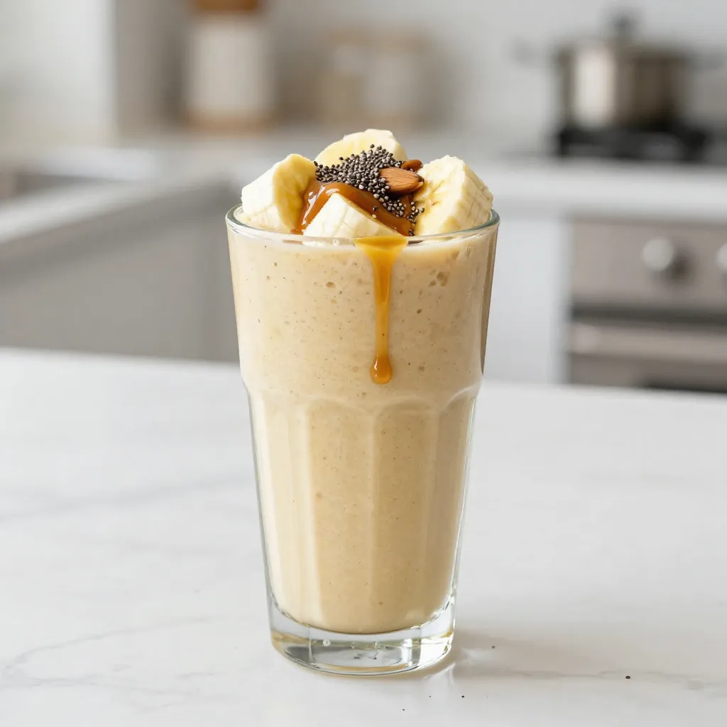 Almond Butter Banana Smoothie Tasty and Nutritious Drink
