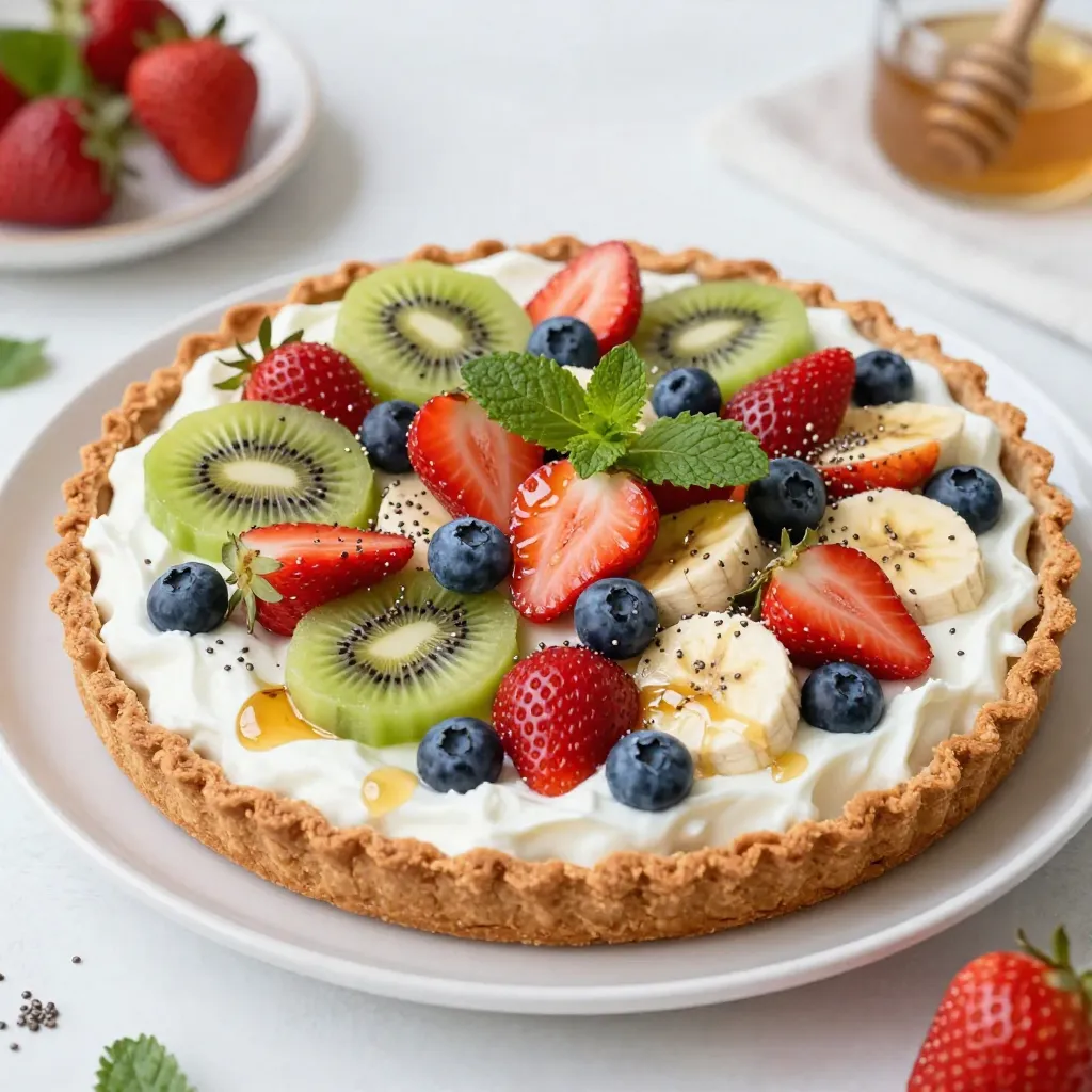 Greek Yogurt Fruit Pizza Tasty and Healthy Treat