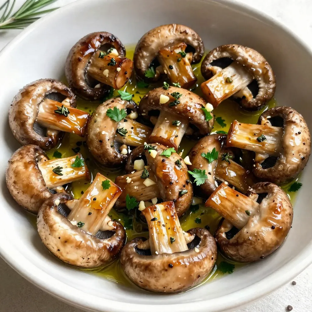 Garlic Herb Roasted Mushrooms Flavorful and Easy Recipe