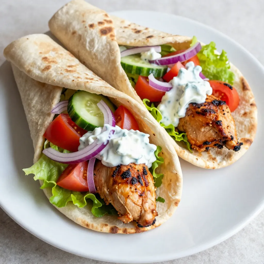 Greek Chicken Gyros Flavorful Recipe to Savor