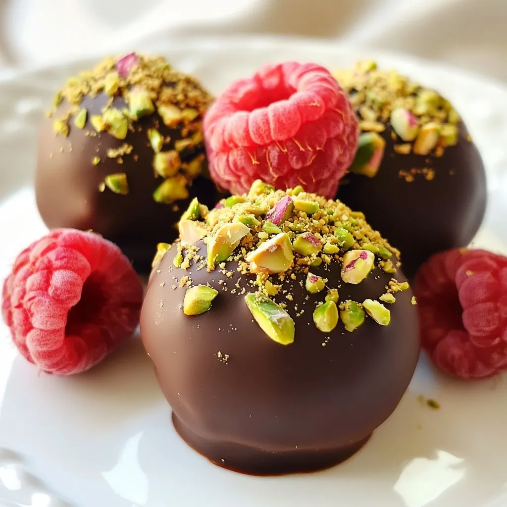 Raspberry Dark Chocolate Truffles Rich and Irresistible