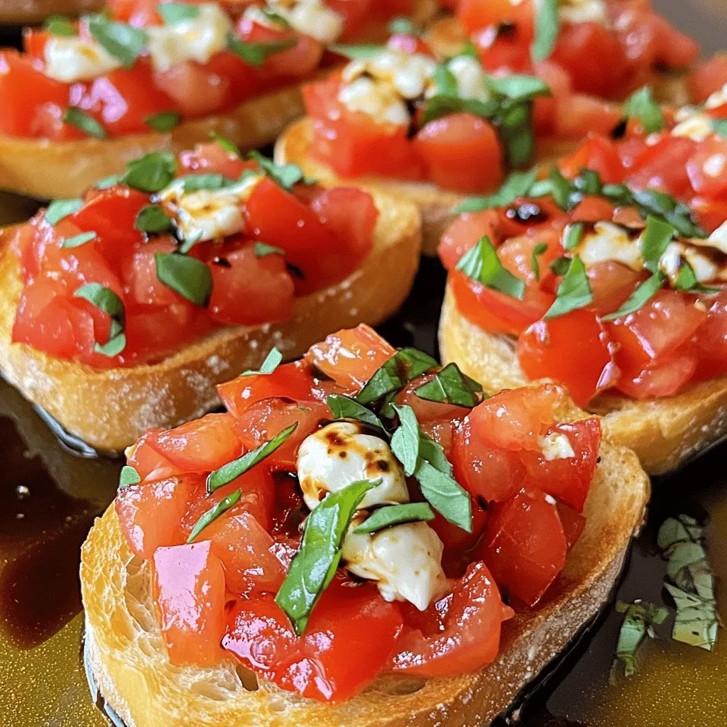 Tomato Basil Bruschetta Simple and Tasty Appetizer