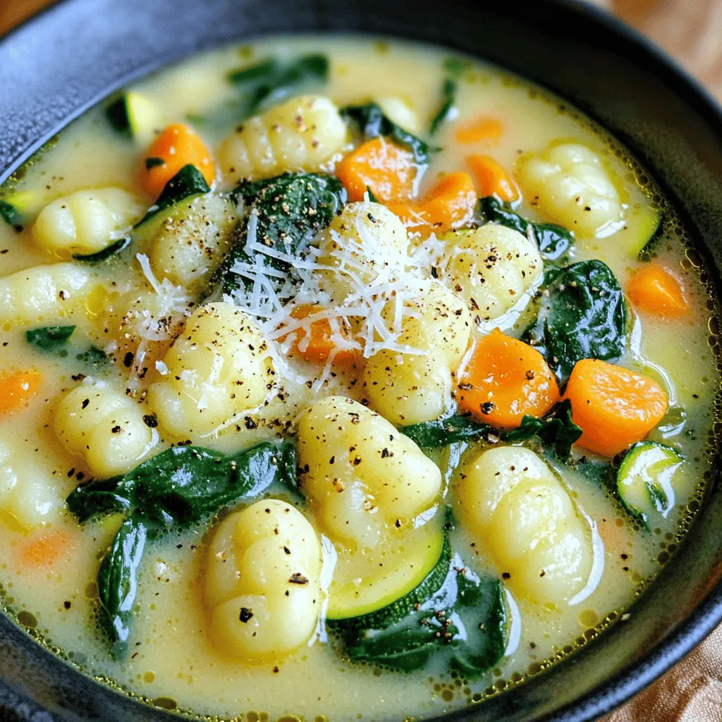 Creamy Tuscan Gnocchi Soup Flavorful and Hearty Dish