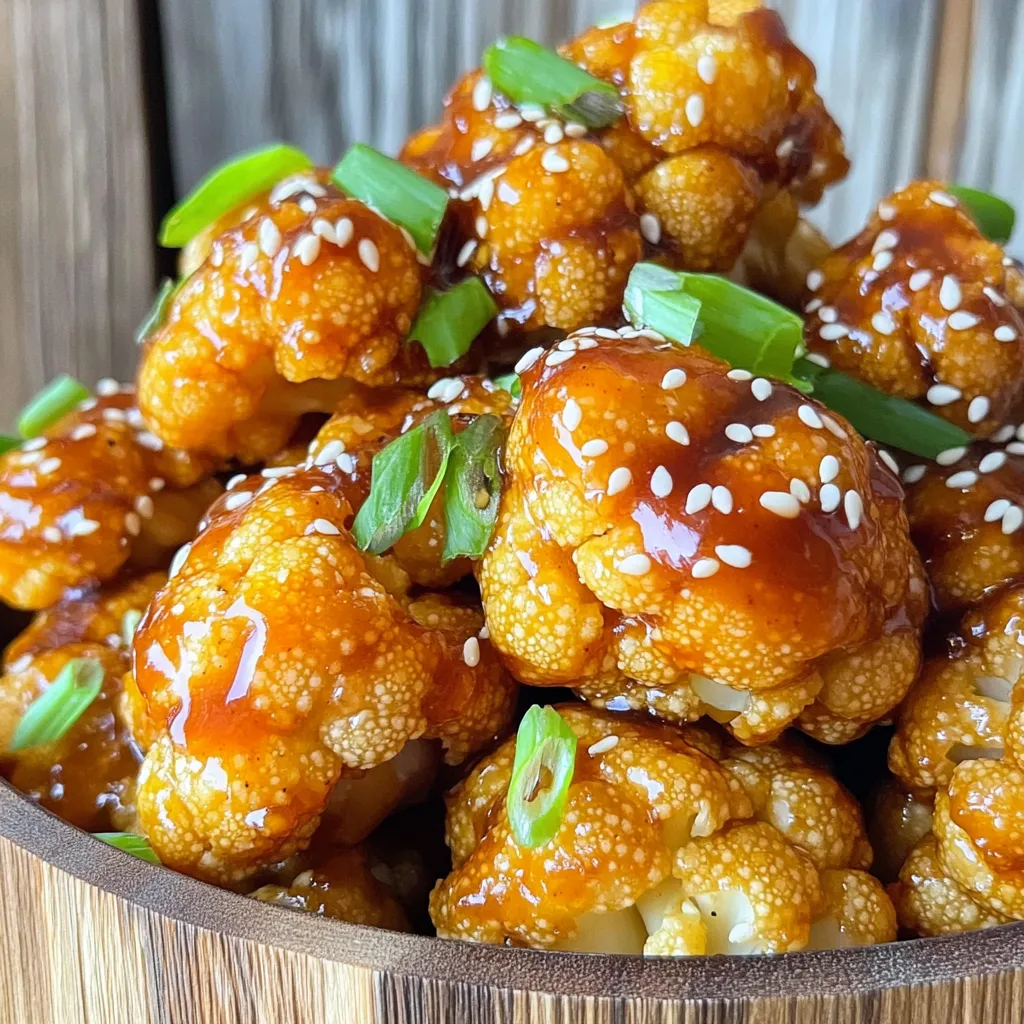 Air Fryer Crispy Teriyaki Cauliflower Delight