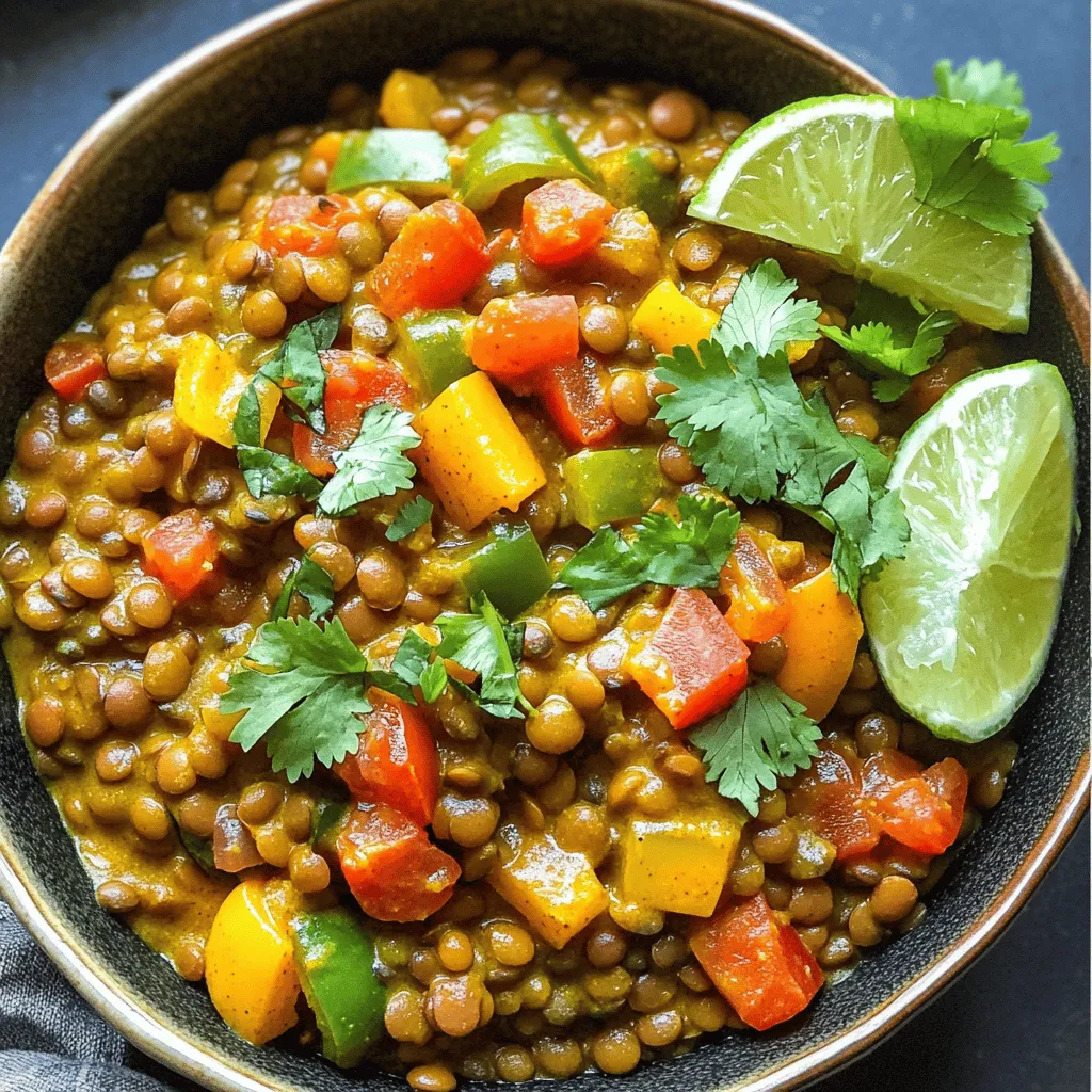 Slow Cooker Coconut Curry Lentils Flavorful and Easy