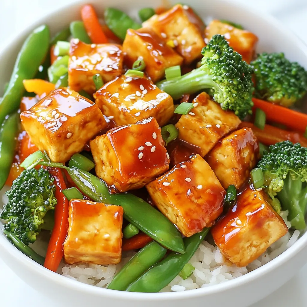 Orange Glazed Tofu Stir Fry Flavorful and Simple Meal