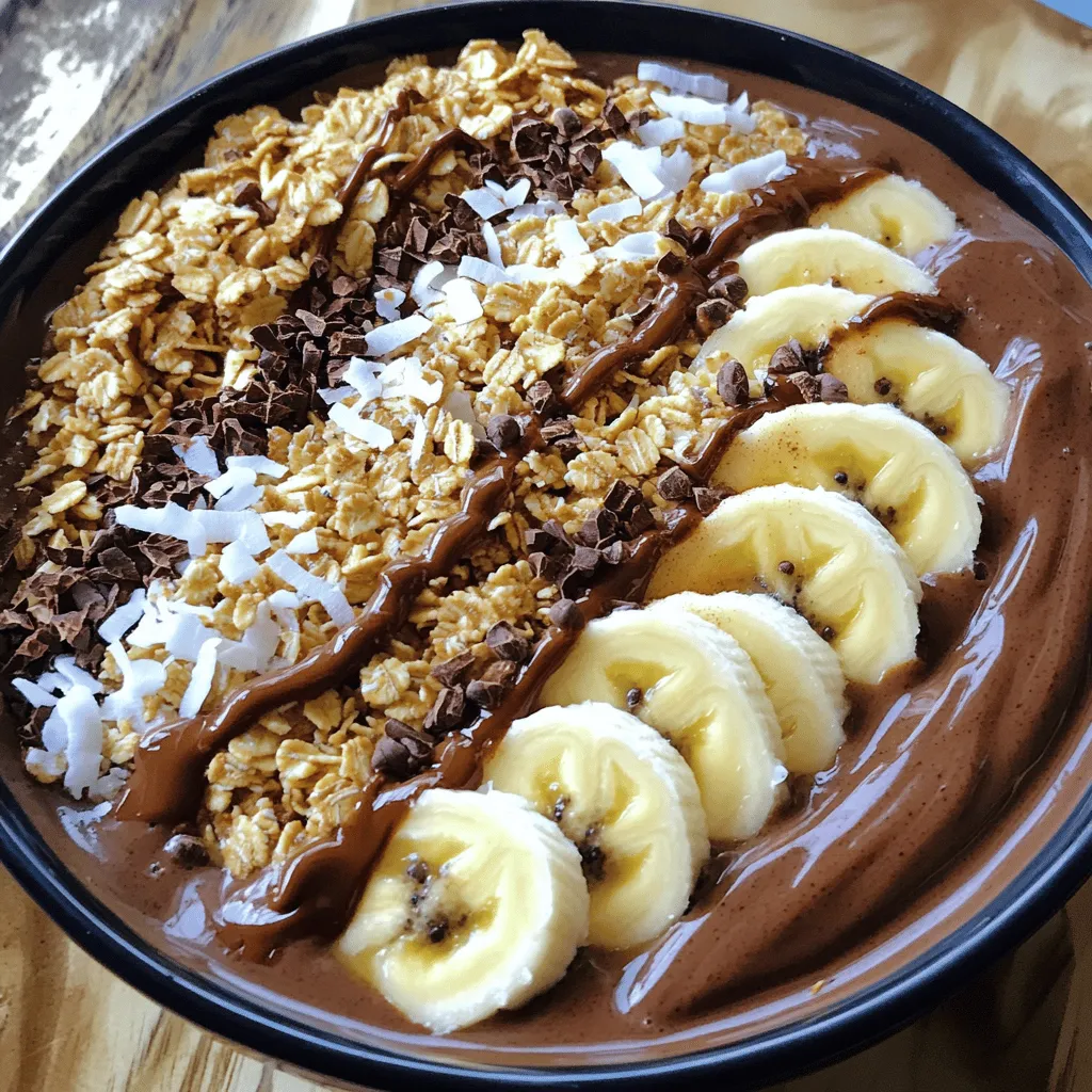 Mocha Protein Smoothie Bowl Energizing Morning Delight