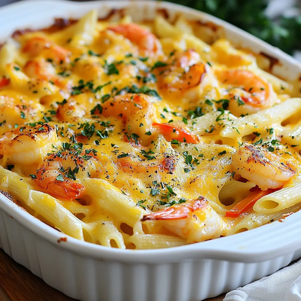 Cajun Shrimp Pasta Bake Hearty and Flavorful Dish