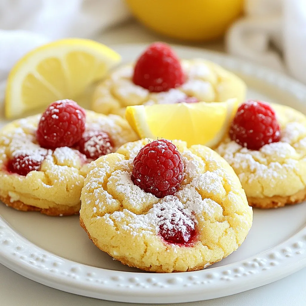 Lemon Raspberry Cheesecake Cookies Delightful Treat