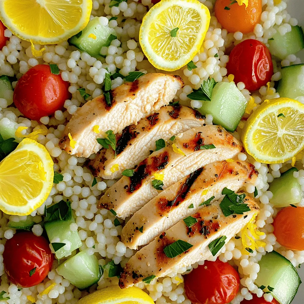 Lemon Herb Chicken Couscous Tasty and Simple Recipe