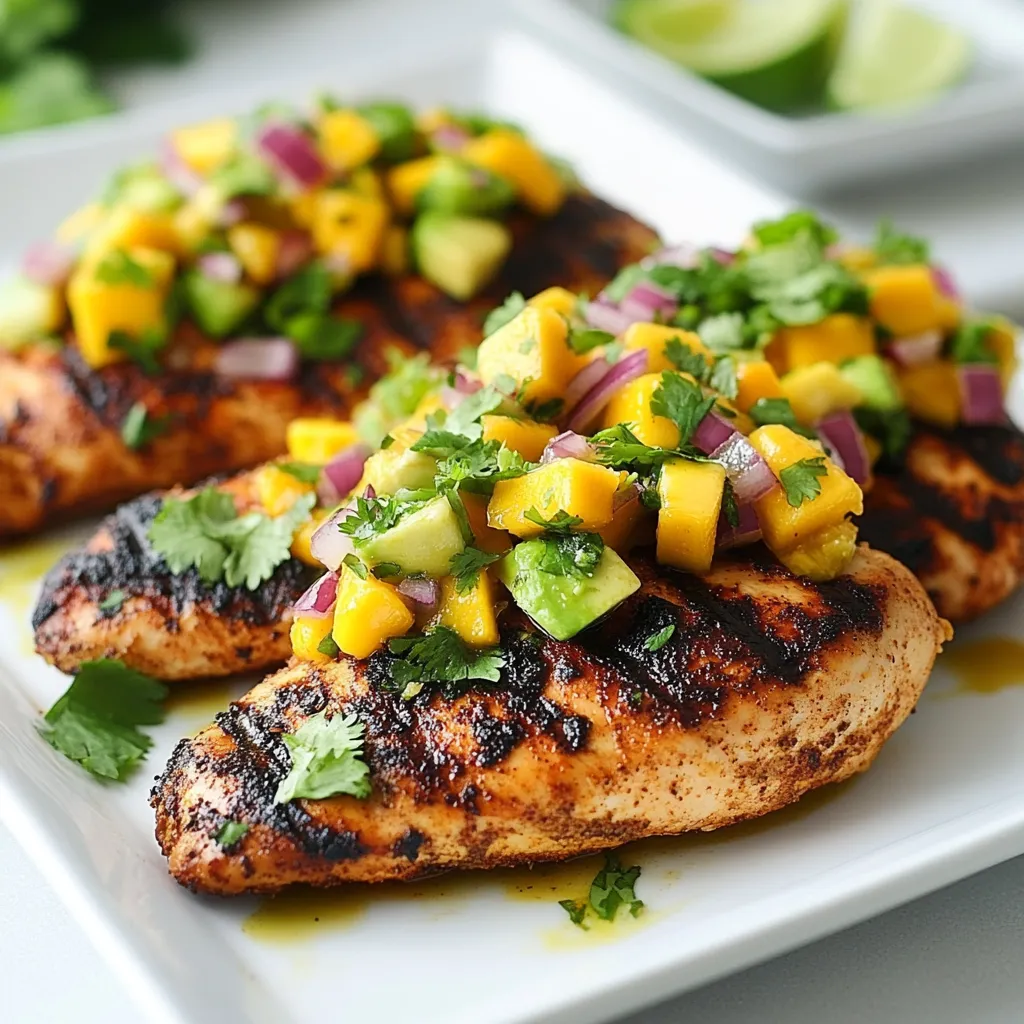 Mango Avocado Salsa Chicken Flavorful and Simple Meal