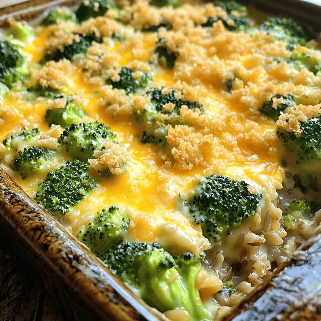 Cheesy Broccoli Rice Casserole Simple and Satisfying
