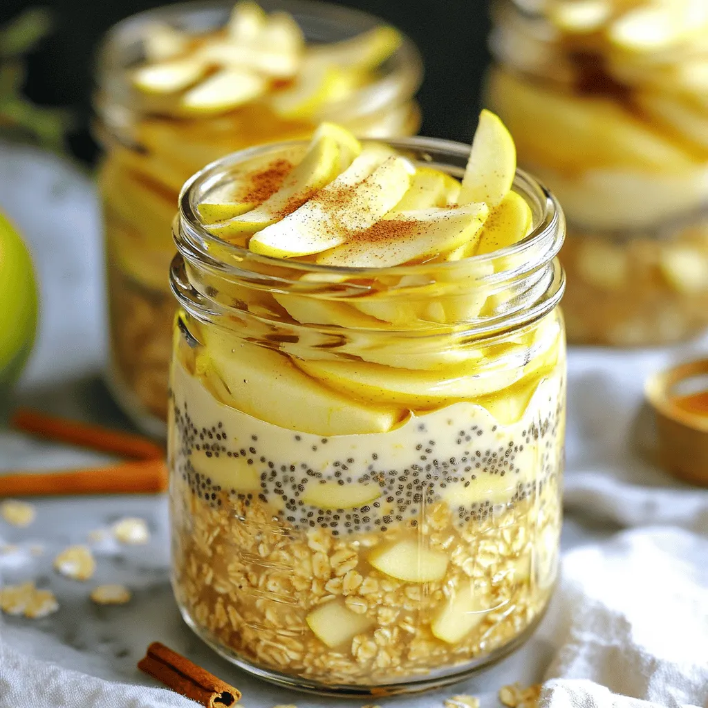 Satisfying Apple Pie Overnight Oats Quick and Easy Recipe