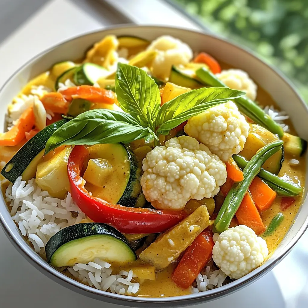 Slow Cooker Veggie Thai Curry Easy and Flavorful Meal