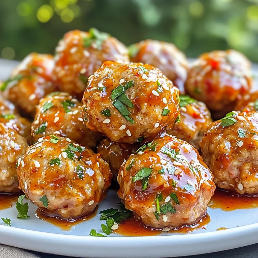 Sweet Chili Turkey Meatballs Flavorful and Easy Meal