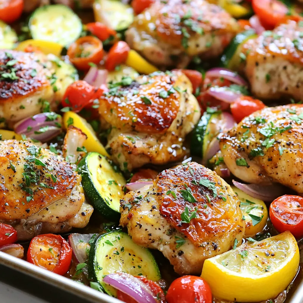 Flavorful Sheet Pan Greek Chicken and Veggies Recipe