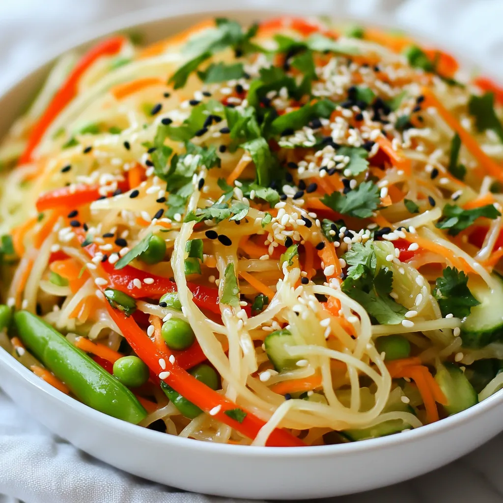Sesame Ginger Noodle Salad Simple and Flavorful Meal