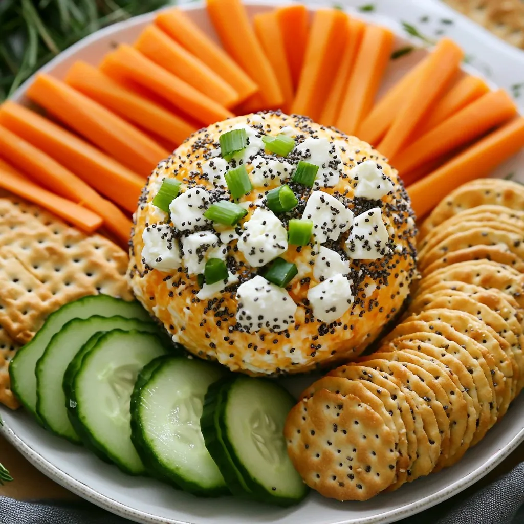 Everything Bagel Cheese Ball Perfect for Parties
