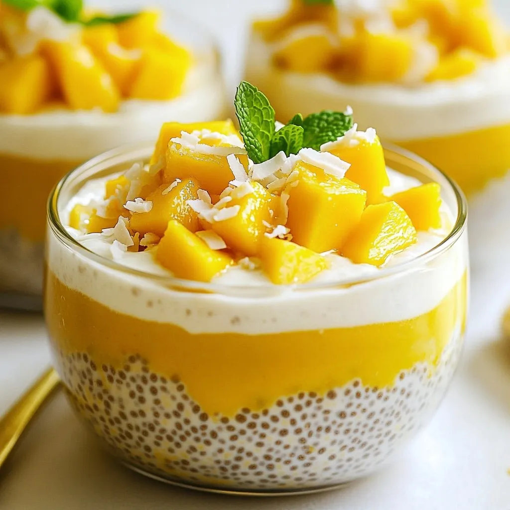 Coconut Mango Chia Pudding Simple and Delicious Treat