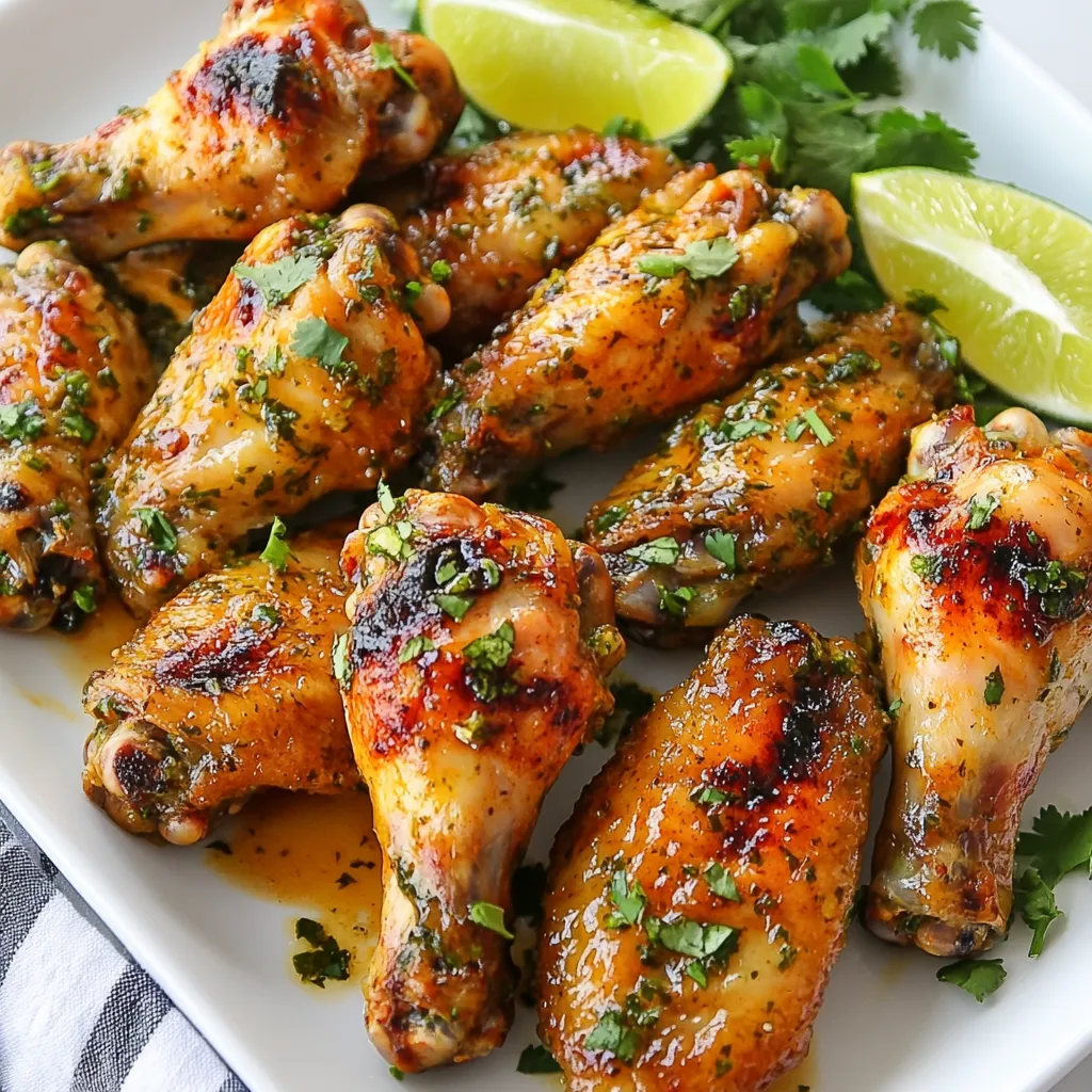 Cilantro Lime Chicken Wings Flavorful Party Snack