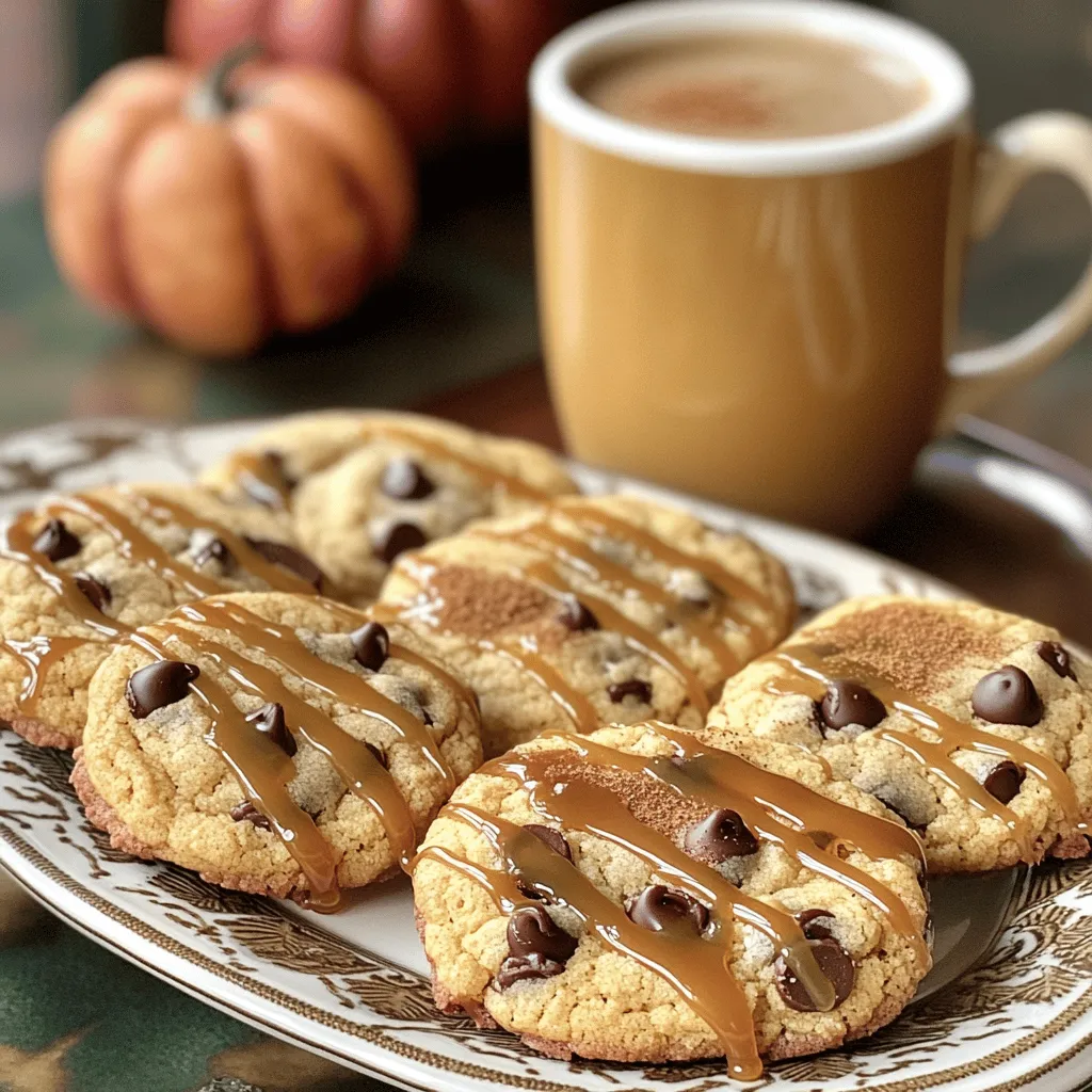 Caramel Pumpkin Spice Latte Cookies Delightful Treat