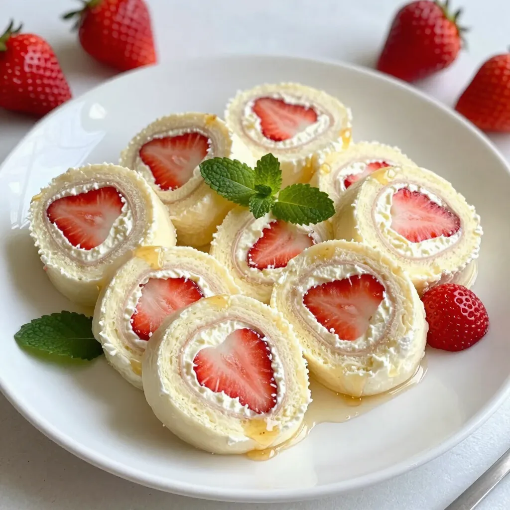 Strawberry Cream Cheese Roll Ups Simple and Sweet Snack