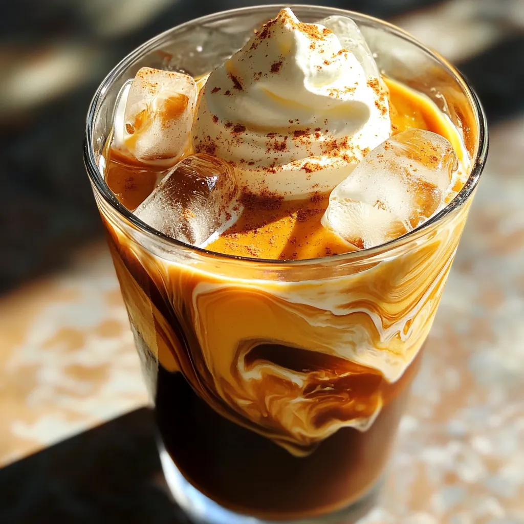 Iced Pumpkin Cream Cold Brew Copycat Tasty Treat