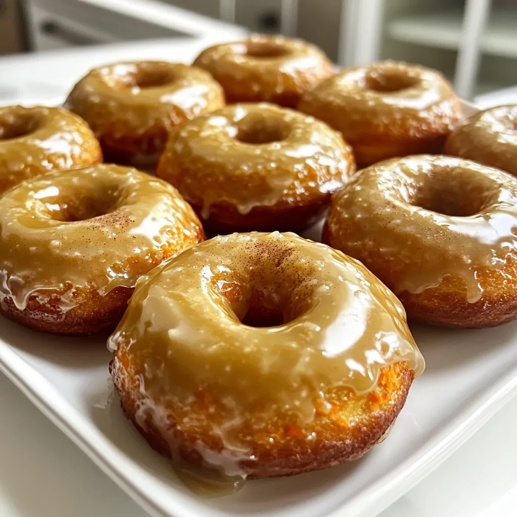 Maple Glazed Carrot Cake Donuts Irresistible Treat
