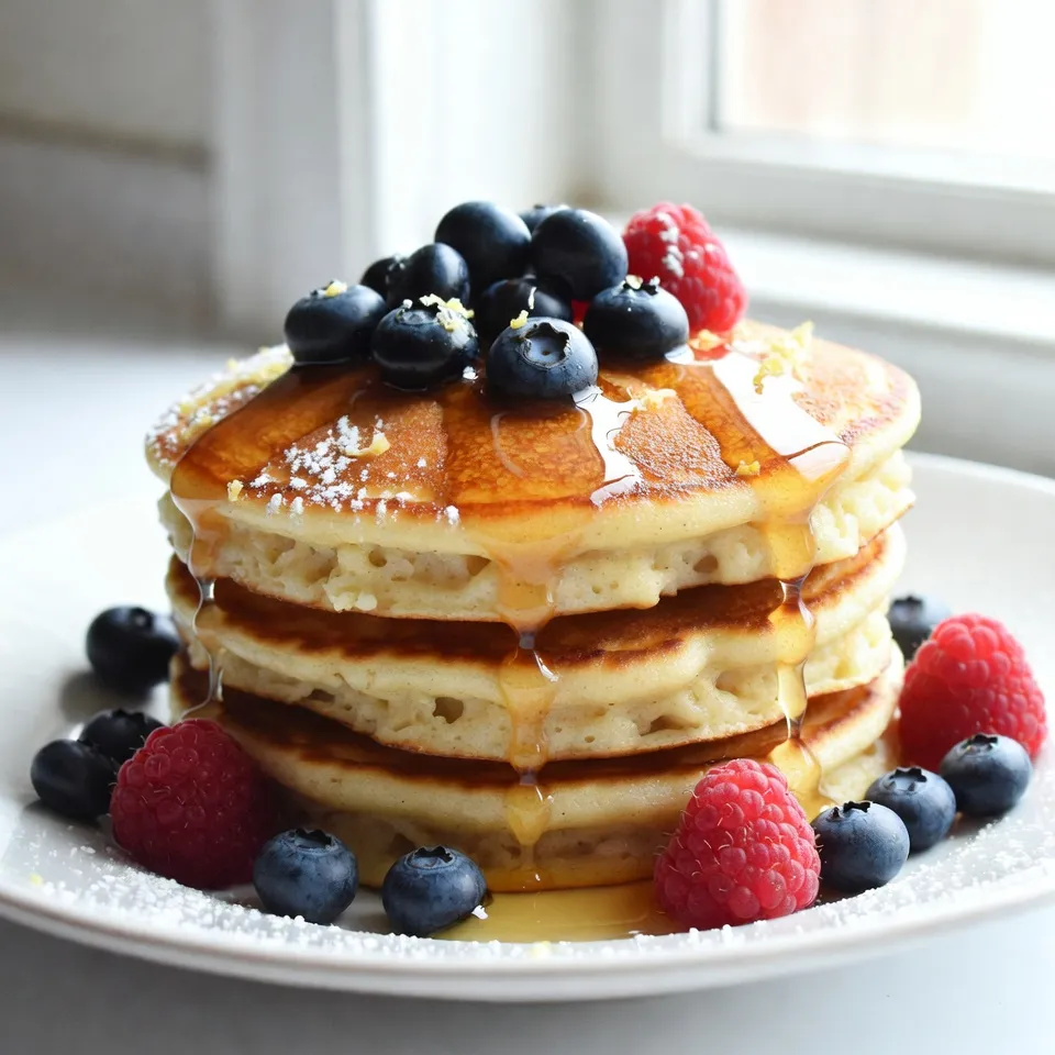 Lemon Ricotta Pancakes Flavorful Breakfast Delight