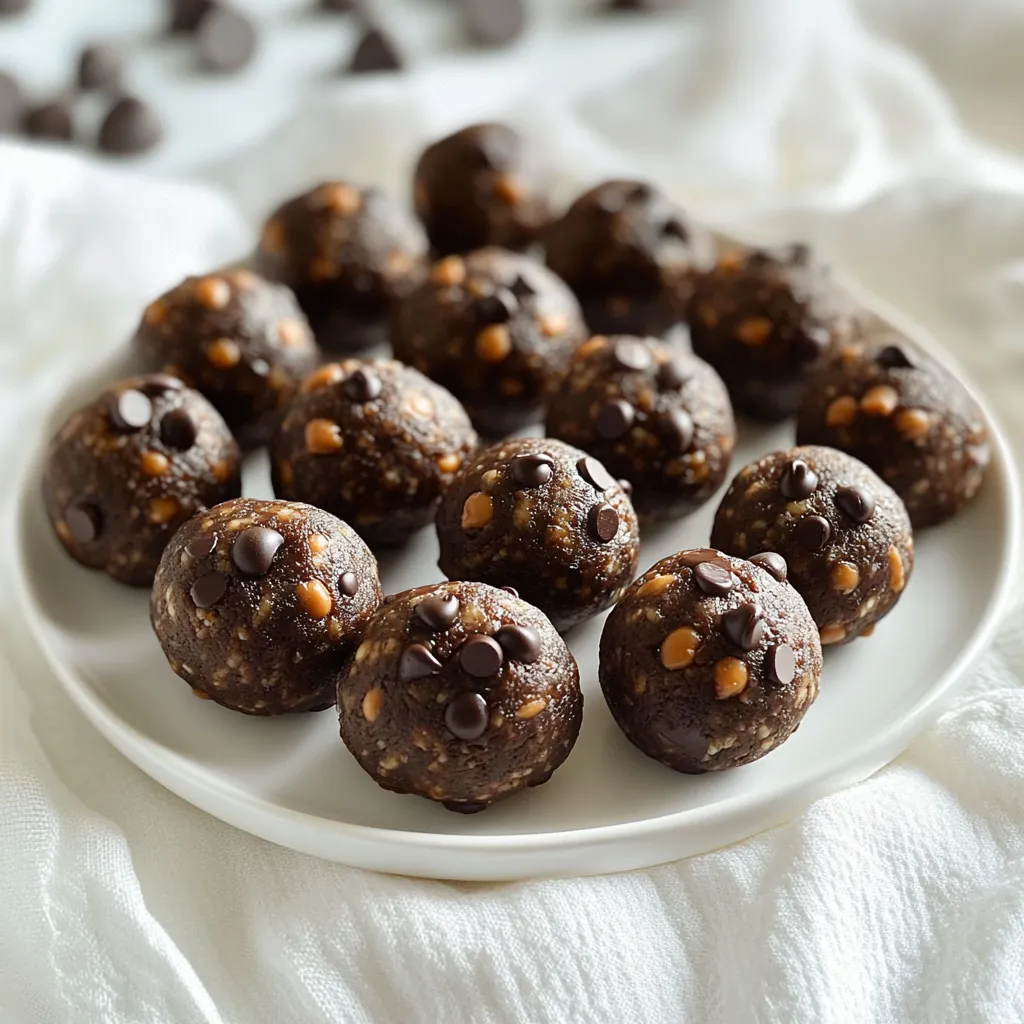 Chocolate Peanut Butter Protein Balls Energizing Snack