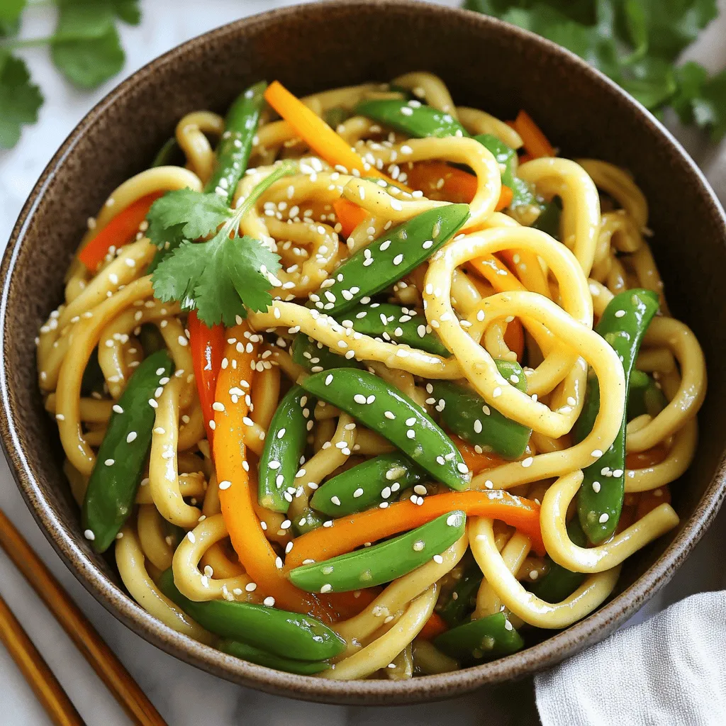 Better-Than-Takeout Garlic Soy Udon Stir-Fry Delight