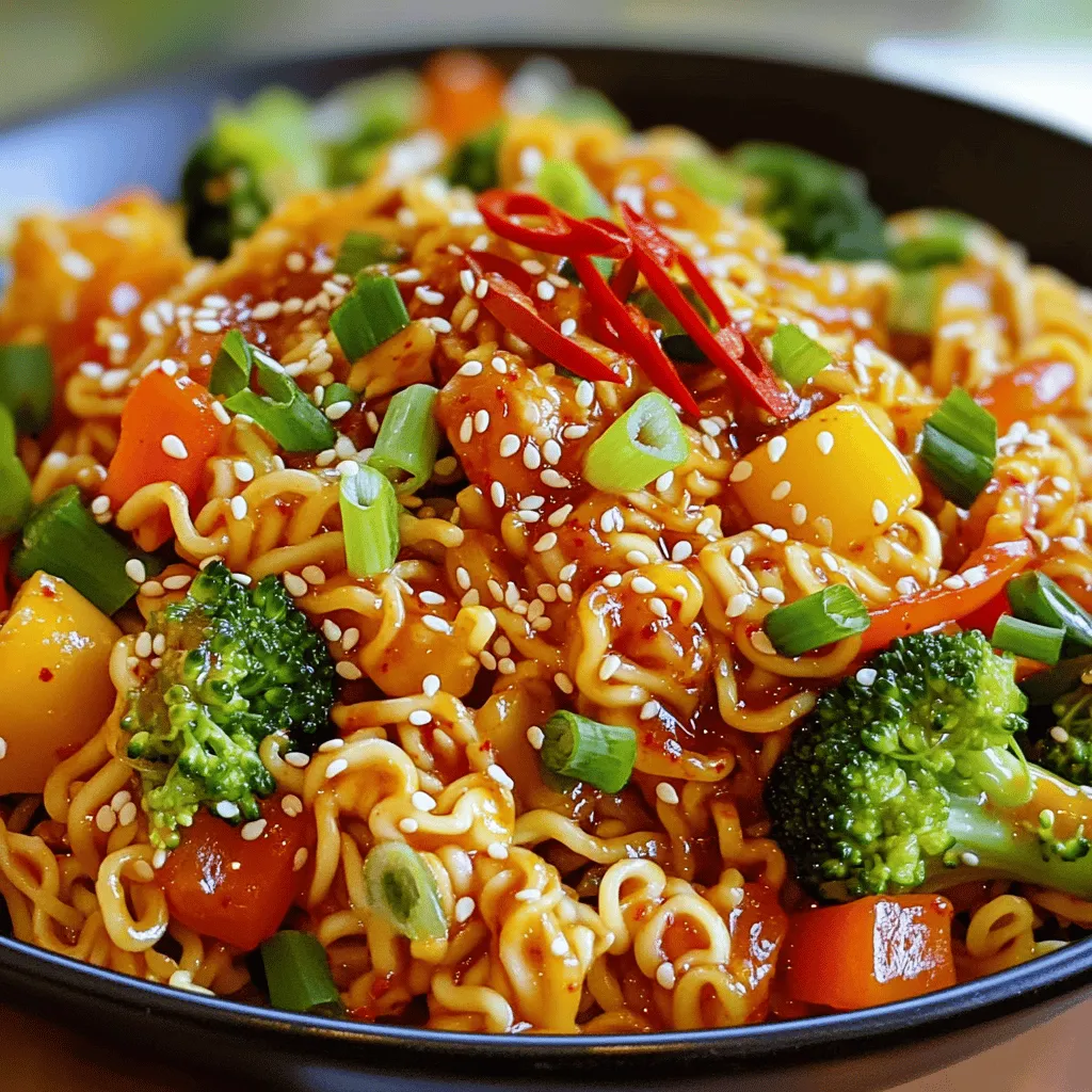 Spicy Korean Gochujang Noodles Flavorful and Easy Dish