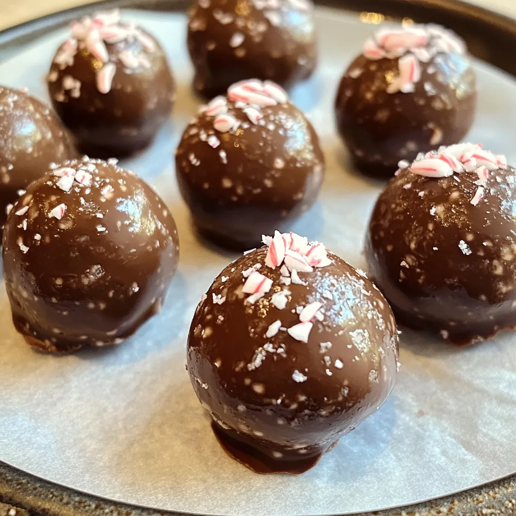 Chocolate Peppermint Energy Balls Healthy Snack Boost
