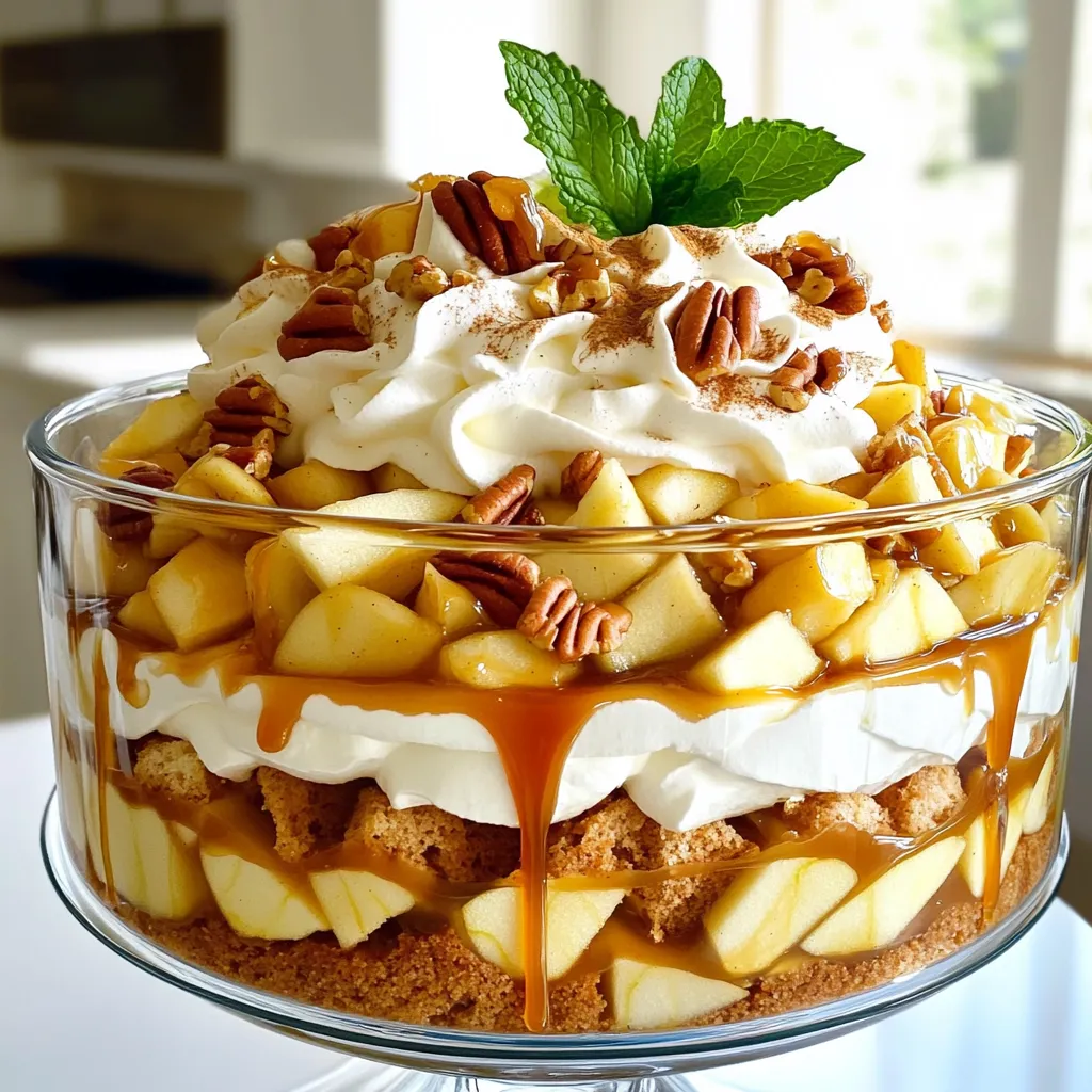 Caramel Apple Trifle Delightful Layered Dessert Treat