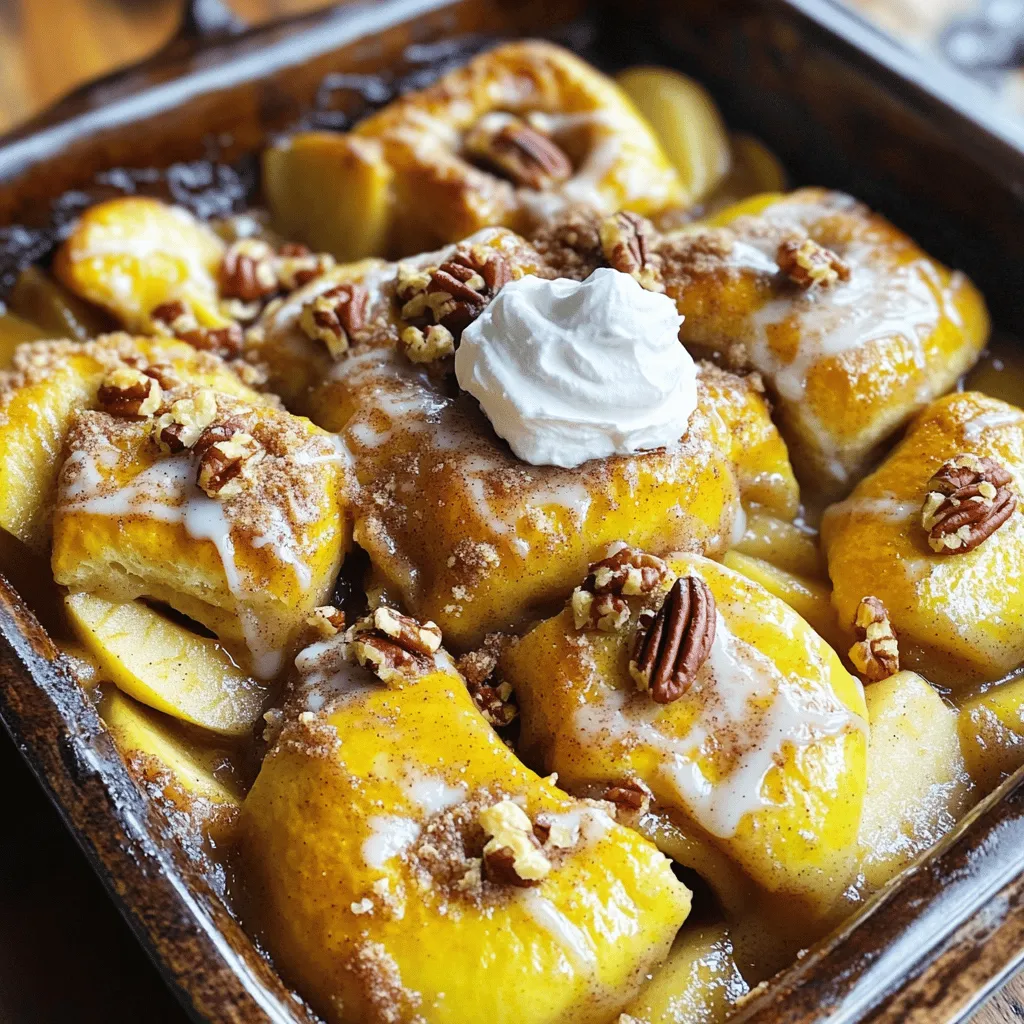 Cinnamon Roll Apple Cobbler Delightful Dessert Recipe