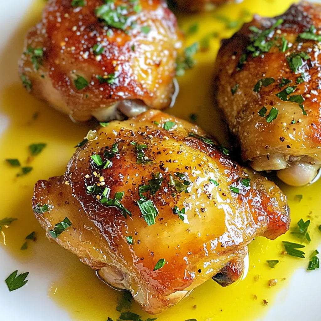 Honey Mustard Chicken Thighs Simple and Flavorful Dish