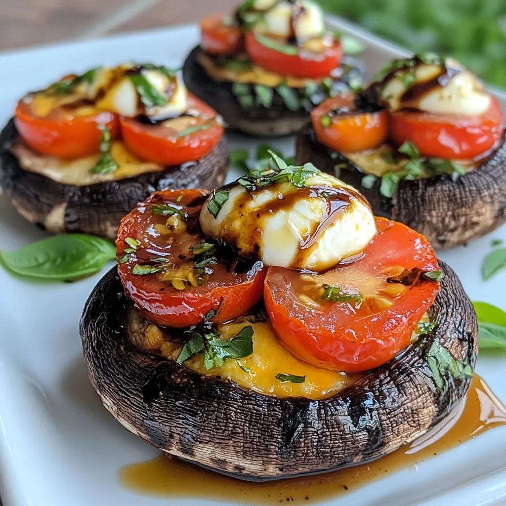 Caprese Stuffed Portobellos Flavorful Dinner Idea