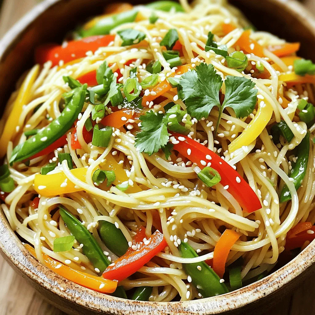Vegan Sesame Ginger Noodles Simple and Tasty Dish