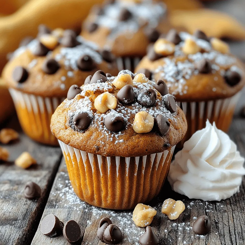 Chocolate Chip Pumpkin Muffins Tasty and Simple Recipe