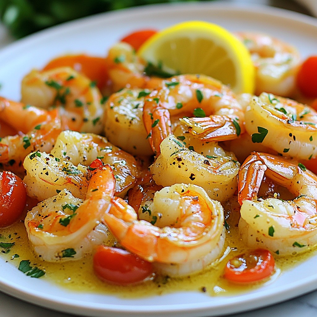 Easy Weeknight Garlic Butter Shrimp Skillet Delight