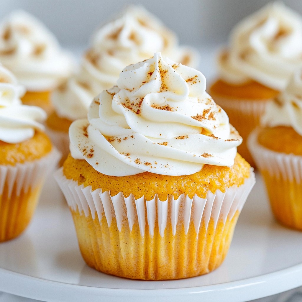 Pumpkin Spice Latte Cupcakes Delightful Fall Treat