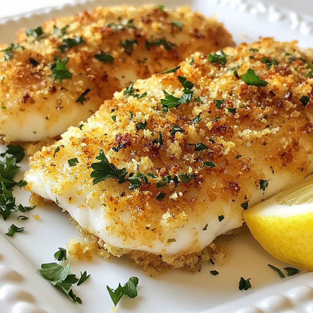 Herb-Crusted Weeknight Dinner Tilapia Fillets Delight